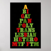 Diversity Holiday Tree Print
