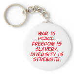 diversity is strength keychain