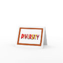 Diversity Note Card by diversityjustis Diversity Note Card