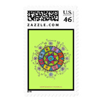 Diversity - Postage Stamp (light green) by noobeegin Diversity - Postage Stamp (light green)