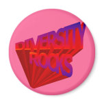 Diversity Rocks Magnet