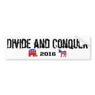 Divide and Conquer 2016 Bumper Sticker