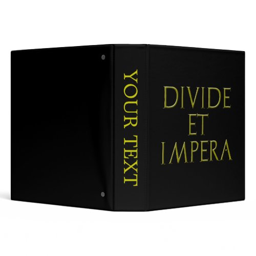 Divide Et Impera Binder Template zazzle_binder