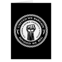 Divided We Beg Greeting Card