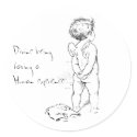 Divine being ....Human cherub sticker by whimsyworks Divine being ....Human cherub sticker