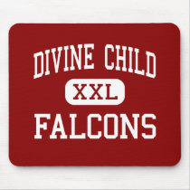Divine Child - Falcons - High - Dearborn Michigan mousepads by customteamsportswear Divine Child - Falcons - High - Dearborn Michigan mousepads