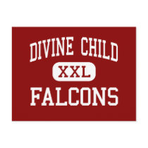 Divine Child - Falcons - High - Dearborn Michigan postcards by customteamsportswear Divine Child - Falcons - High - Dearborn Michigan postcards