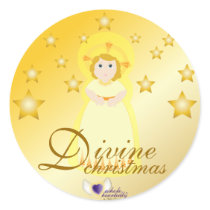 Divine Christmas Sticker-Customize by wholeheartedly Divine Christmas Sticker-Customize