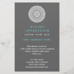 Divine Cyan Impression Vertical Full Color Flyer