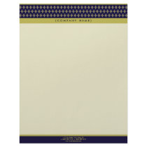 Divine Diamonds (blue) Customized Letterhead by BeezKneez Divine Diamonds (blue) Customized Letterhead