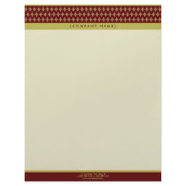 Divine Diamonds (cranberry) Customized Letterhead by BeezKneez Divine Diamonds (cranberry) Customized Letterhead
