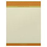 Divine Diamonds (tangerine) Customized Letterhead
