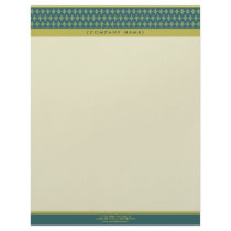 Divine Diamonds (teal) Customized Letterhead by BeezKneez Divine Diamonds (teal) Customized Letterhead