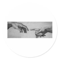 Divine Doveness Round Sticker