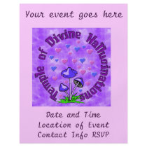 Divine Hallucination Temple flyers by godless_heathen Divine Hallucination Temple flyers