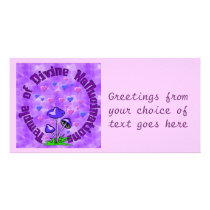 Divine Hallucination Temple Photo Card Template