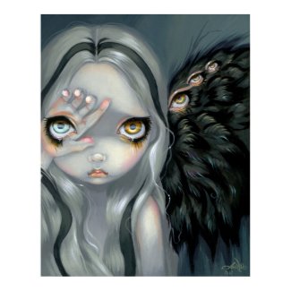 Divine Hand ART PRINT gothic angel surreal print
