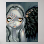 Divine Hand ART PRINT gothic angel surreal posters