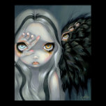 Divine Hand ART PRINT gothic angel surreal