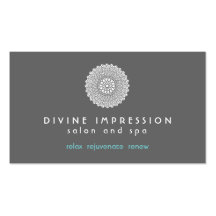 Divine Impression Blue 2 Business Card Template