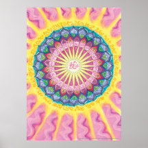 Divine Integration Mandala 2 Art Print Large