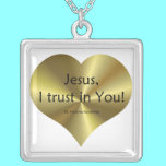 Divine Mercy - "Jesus I trust in You " necklaces