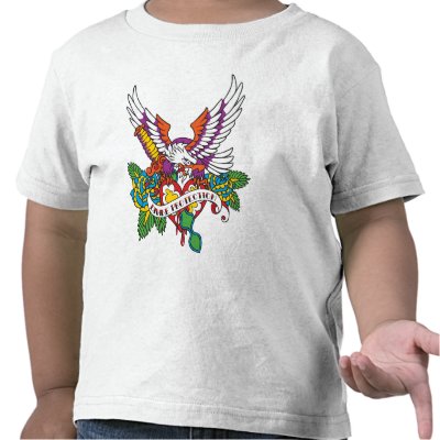 Divine Protection Eagle Tattoo Shirts by tattoofashion