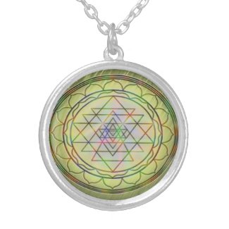 Divine Sri Yantra10 Necklace