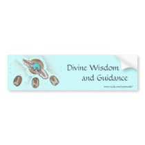 Divine Wisdom and Guidance bumper stickers by KarisStudio Divine Wisdom and Guidance bumper stickers