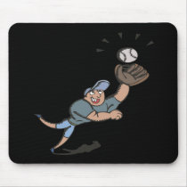 Diving Catch Mouse Pads