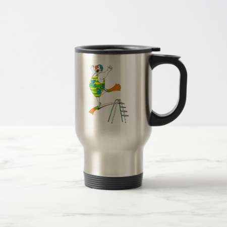 Diving Clown Coffee Mugs Diving Clown Coffee Mugs