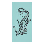 Diving Dragon Personalized Photo Card