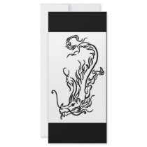 Diving Dragon Custom Rack Card