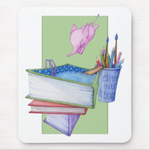 Diving Elephant Mousepad