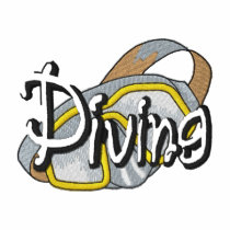 Diving embroidered shirts by ZazzleEmbroidery Diving embroidered shirts