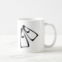 Diving - Fins Coffee Mugs
