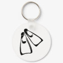 Diving - Fins keychains by Thinkdifferent Diving - Fins keychains
