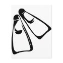 Diving - Fins postcards by Thinkdifferent Diving - Fins postcards