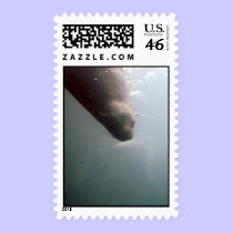 Diving Fur Seal stamp stamps