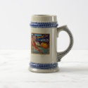 Diving Girl California Apples mugs