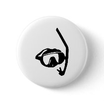 diving goggles and snorkel buttons