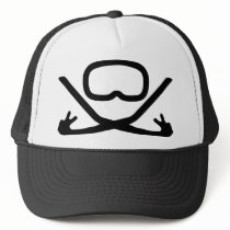 diving goggles and snorkel hats