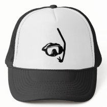 diving goggles and snorkel hats
