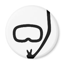 diving goggles and snorkel magnets by Tomaniac diving goggles and snorkel magnets