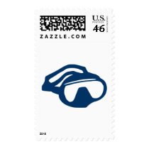 Diving - Goggles Postage Stamp