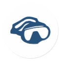 Diving - Goggles stickers by Thinkdifferent Diving - Goggles stickers