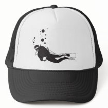 Diving Trucker Hats