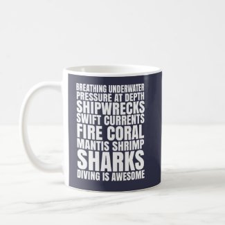 Diving is Awesome Mug