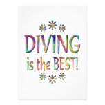 Diving is the Best Custom Invitations