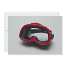 Diving mask for swimmers personalized announcements